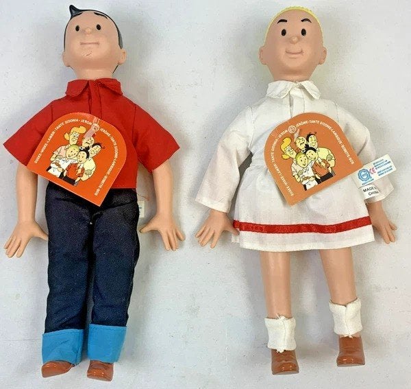 Suske en Wiske Poppen Set 1993 Gaumel met Originele Labels, Coolsingel 104, 3011 AG Rotterdam, Netherlands, Zo goed als nieuw