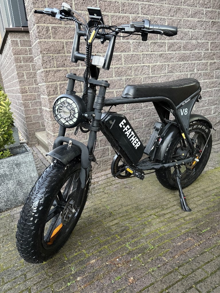 La Souris V8 Fatbike (remvloeistof leeg), Gebruikt, 59 cm of meer, 30 tot 50 km per accu, Ophalen