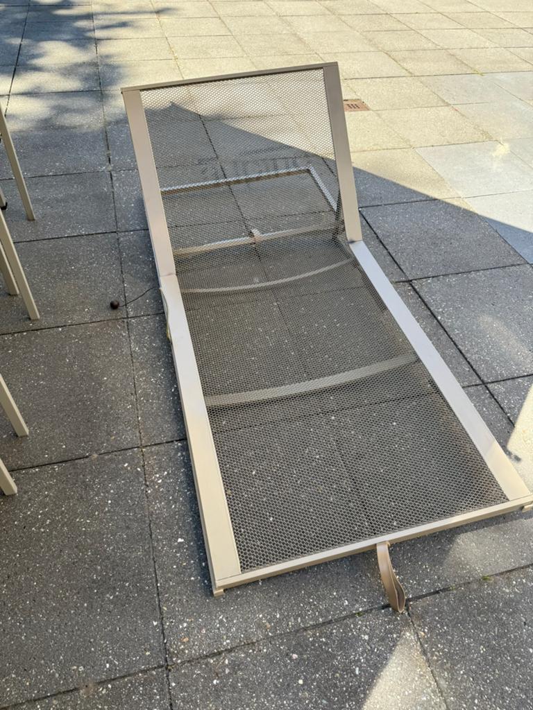 Auping verstelbare bedbodem met matras 90x200 cm, Ophalen, Gebruikt, Eenpersoons, 90 cm