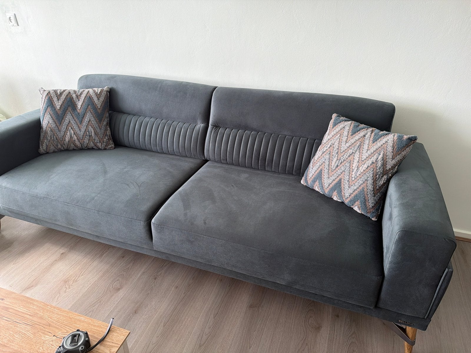 Bellona 3-zitsbank - Nieuw in verpakking, 75 tot 100 cm, Ophalen of Verzenden, Rechte bank, Stof