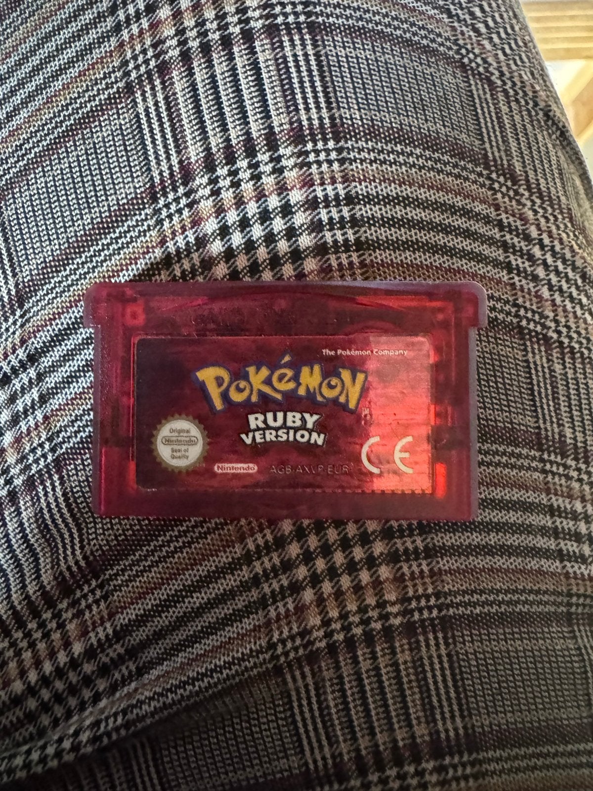 Pokémon Ruby Version Game Boy Advance (GBA) cartridge, Gebruikt, 1 speler, Ophalen of Verzenden, Role Playing Game (Rpg)