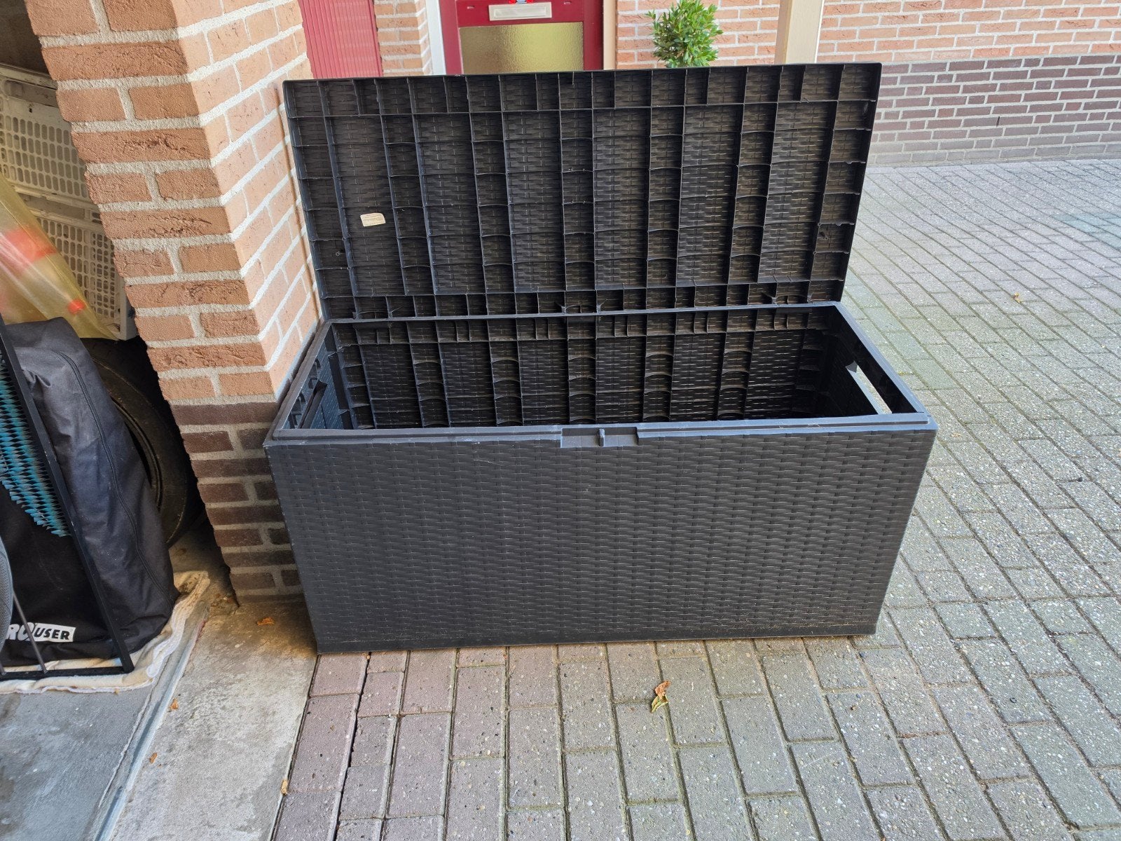 Grote kunststof opbergbox / tuinkist, Ophalen, Gebruikt, Kunststof, Overige typen