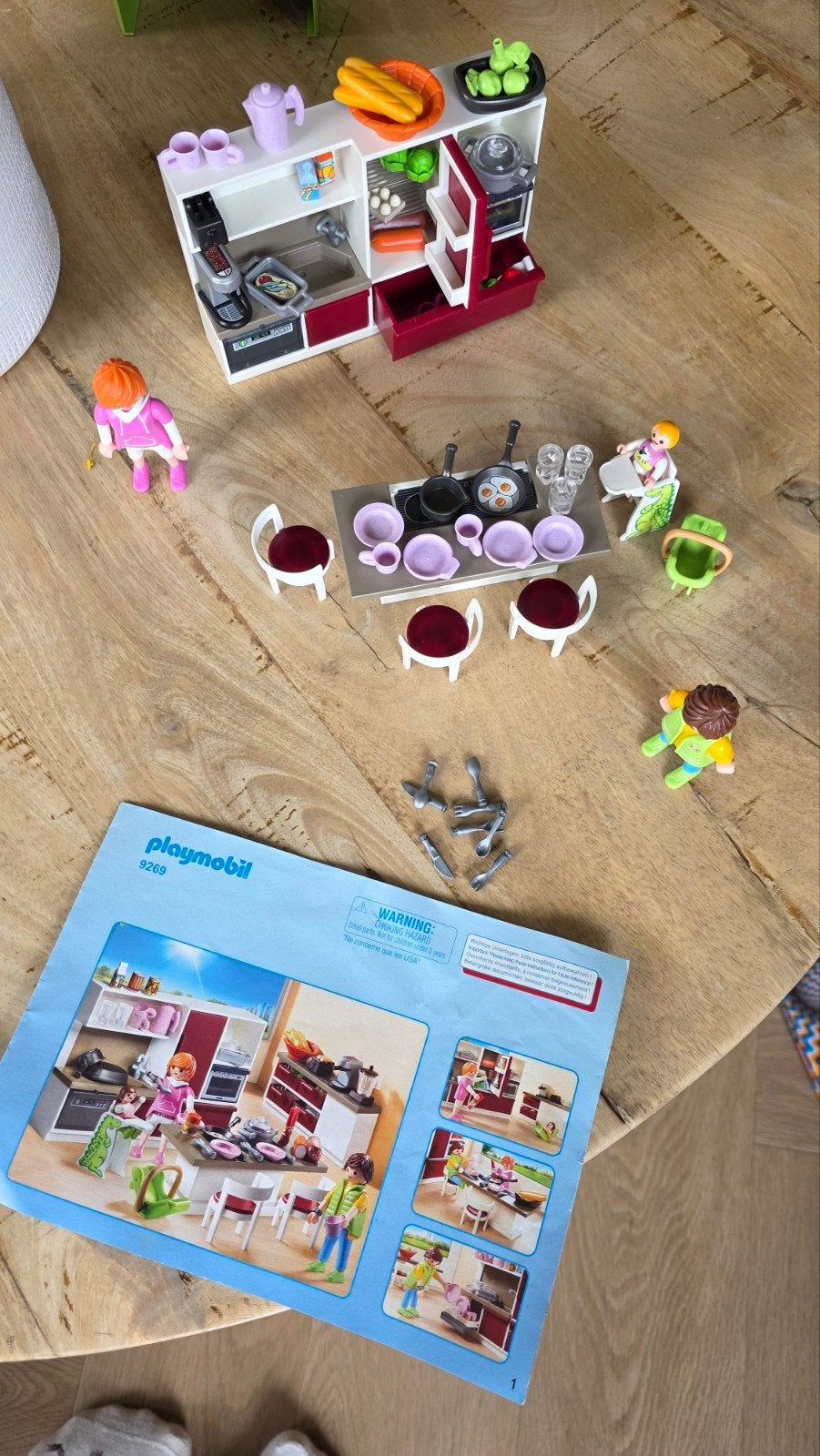 Keuken playmobil met toebehoren, Ophalen of Verzenden, Zo goed als nieuw, Complete set