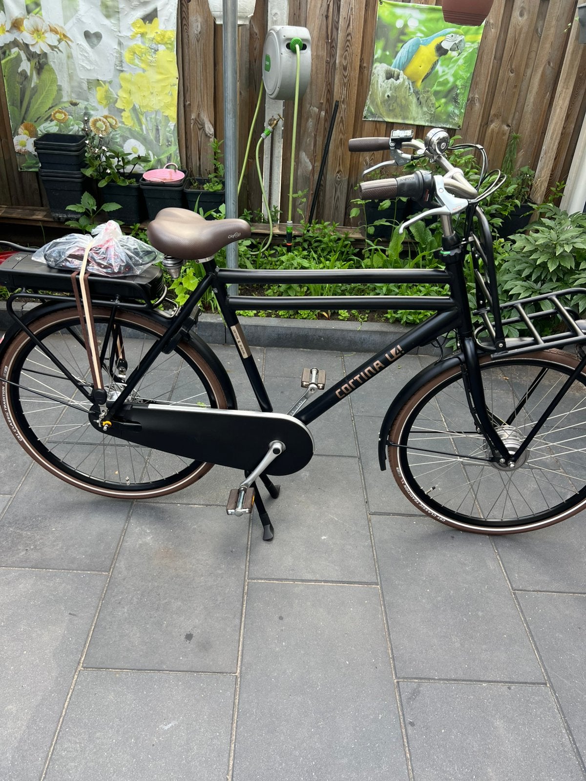 Elektrische cortina u4 herenfiets maat 61 cm 7 versnelling, Fietsen en Brommers, Elektrische fietsen, Zo goed als nieuw, 59 cm of meer