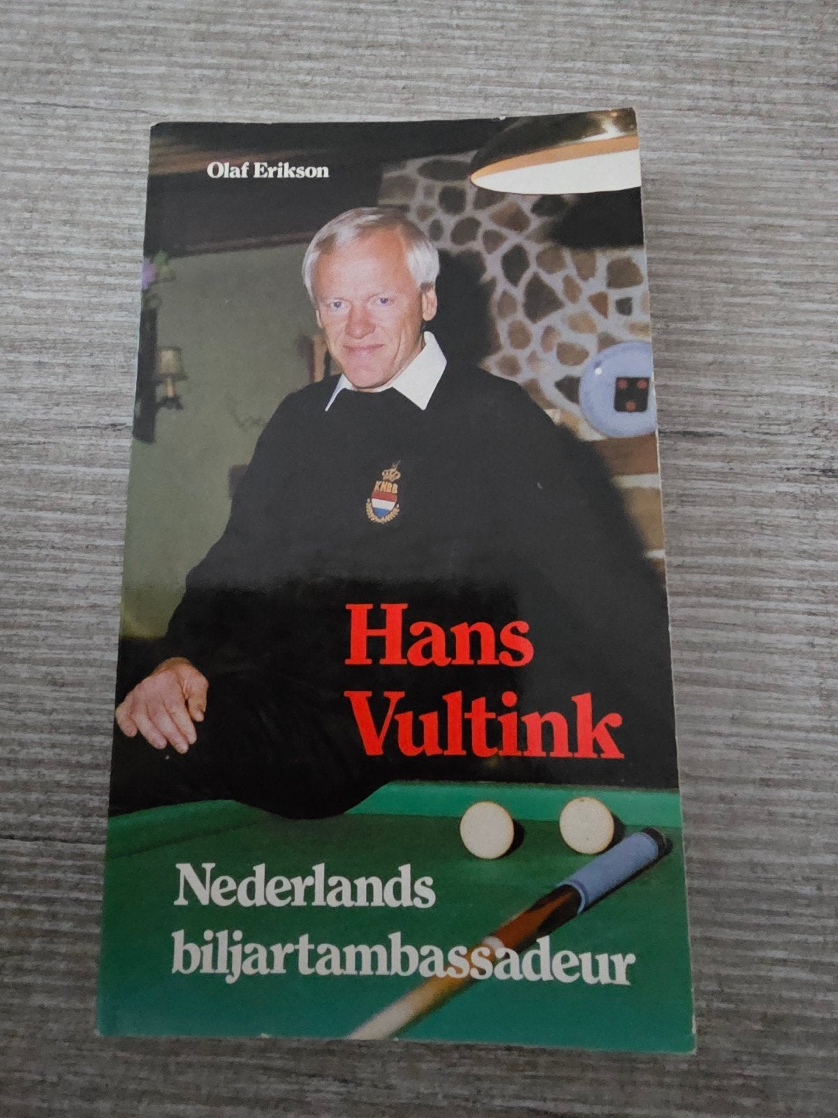 Hans Vultink: Nederlands biljartambassadeur, Ophalen of Verzenden, Gelezen, Olaf Erikson