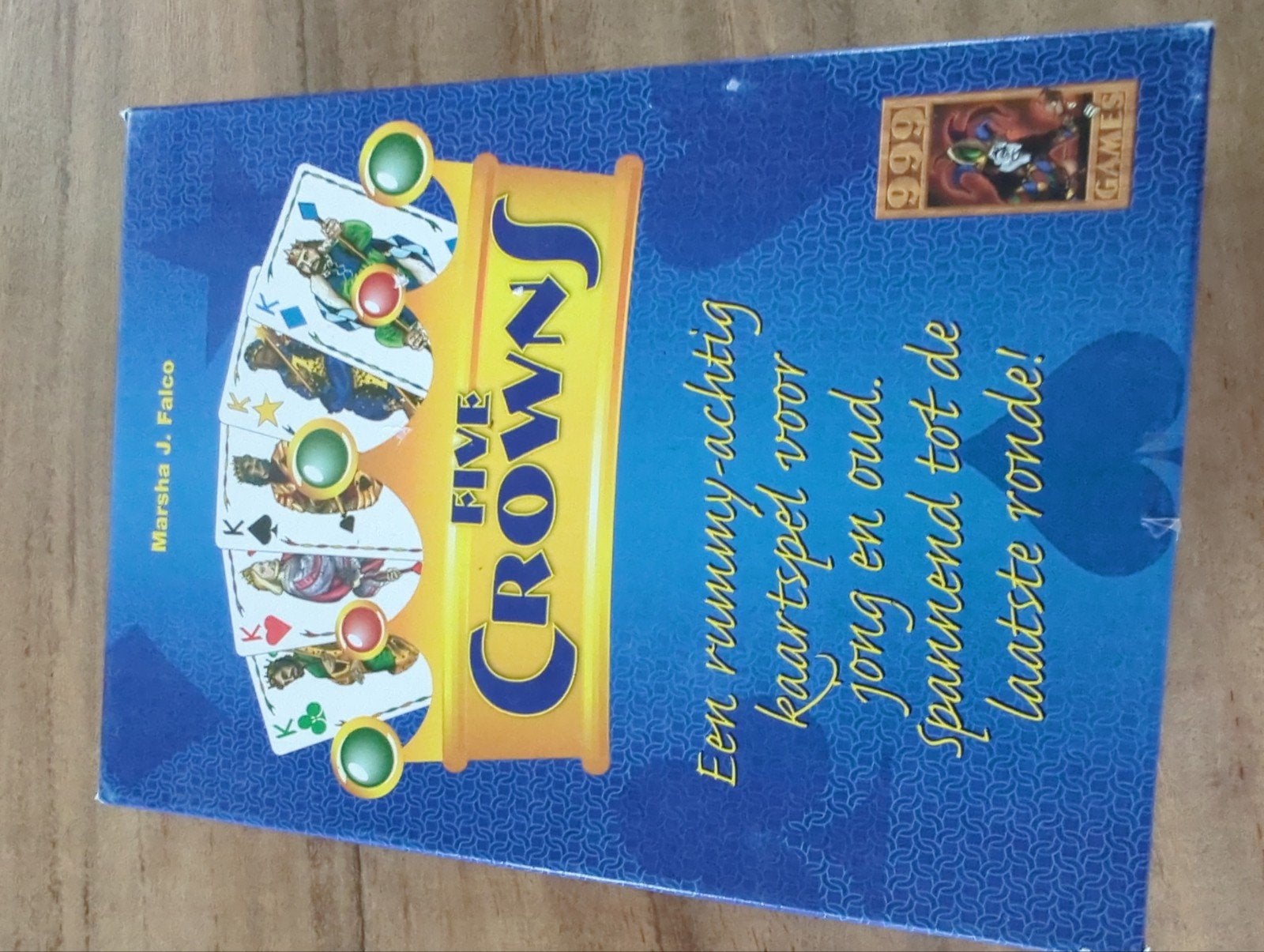 Five Crowns Kaartspel - Rummy-achtig spel voor jong en oud, Drie of vier spelers, Ophalen of Verzenden, Gebruikt, 999 Games