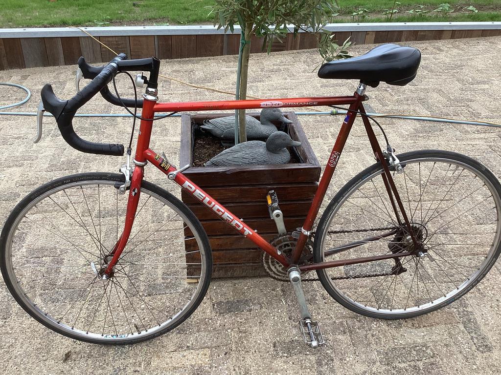 Wielrenfiets oud, Minder dan 10 versnellingen, 26 inch, Staal, Zo goed als nieuw