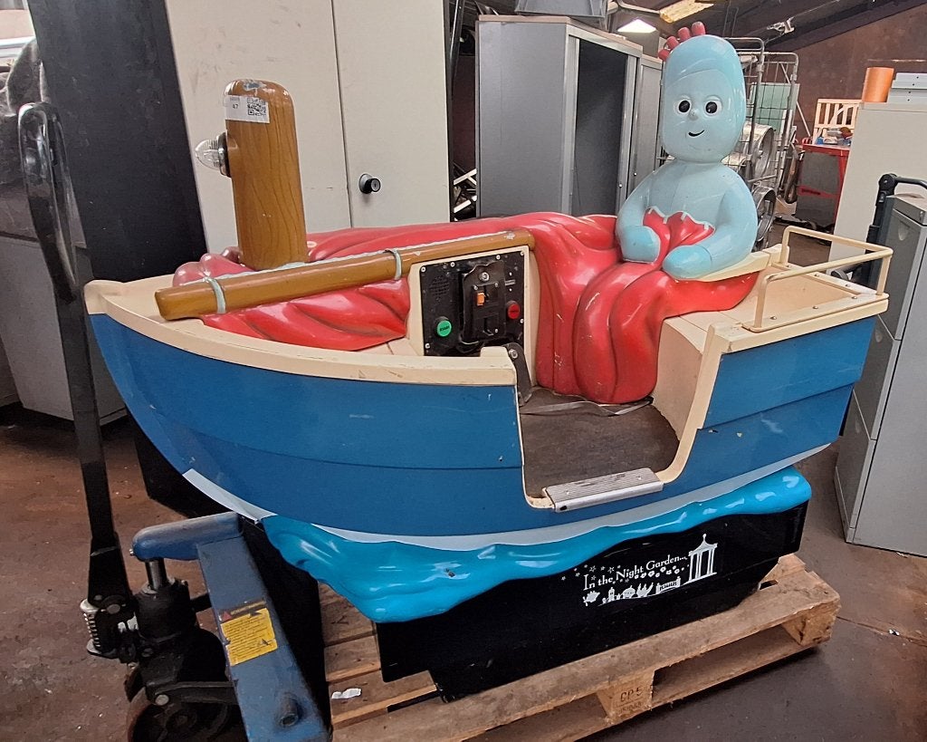 Kiddyride, Ophalen, Gebruikt