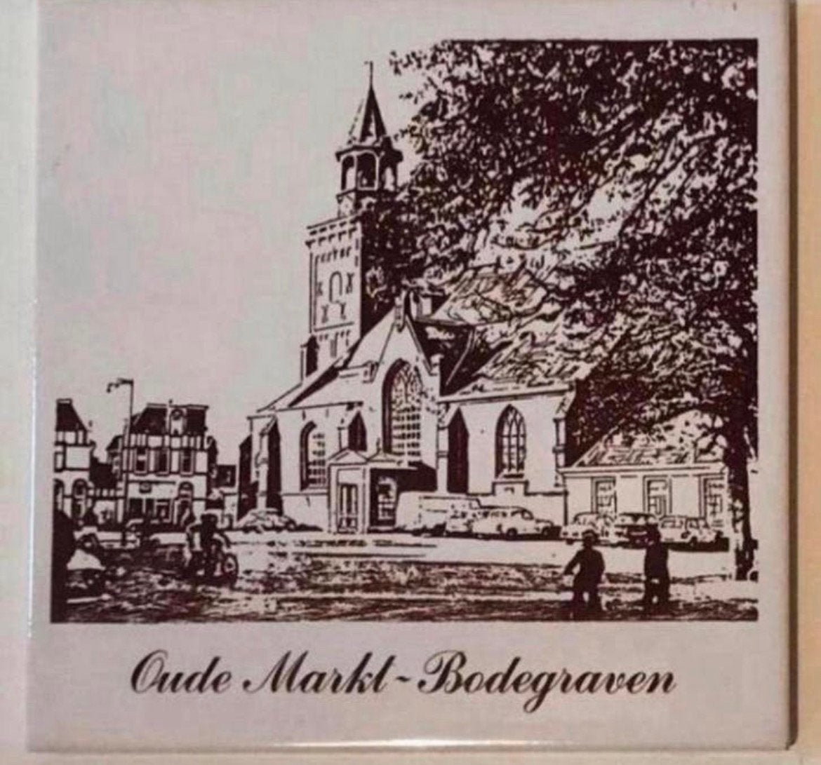 Siertegel Oude Markt Bodegraven, Ophalen of Verzenden