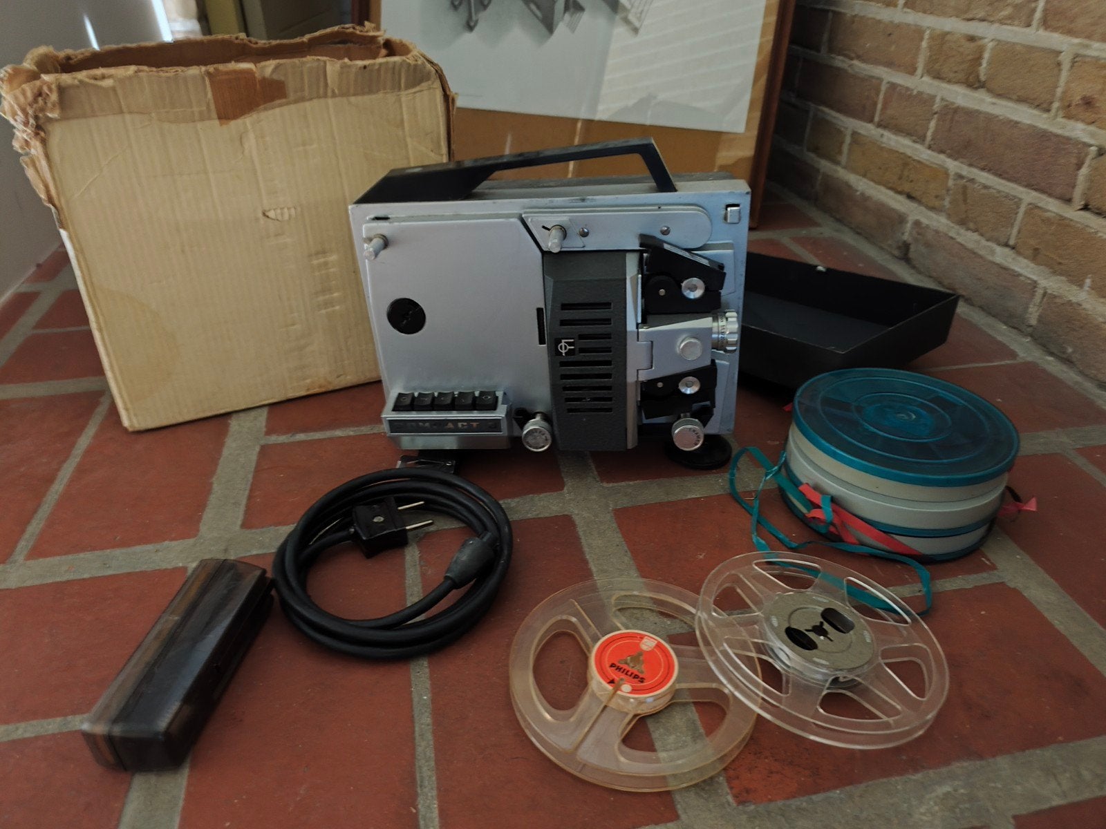 Silma Compact 8 filmprojector met accessoires, Ophalen of Verzenden, 8mm film
