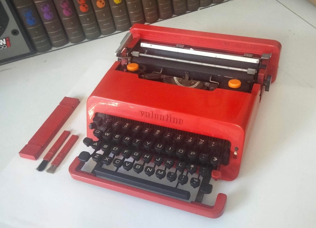 typemachine Olivetti Valentine, Diversen, Ophalen, Gebruikt