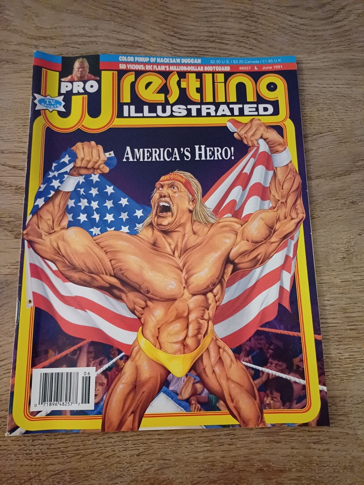 Pro Wrestling Illustrated - Juni 1991 - Hulk Hogan, Ophalen of Verzenden, Gelezen, Sport en Vrije tijd