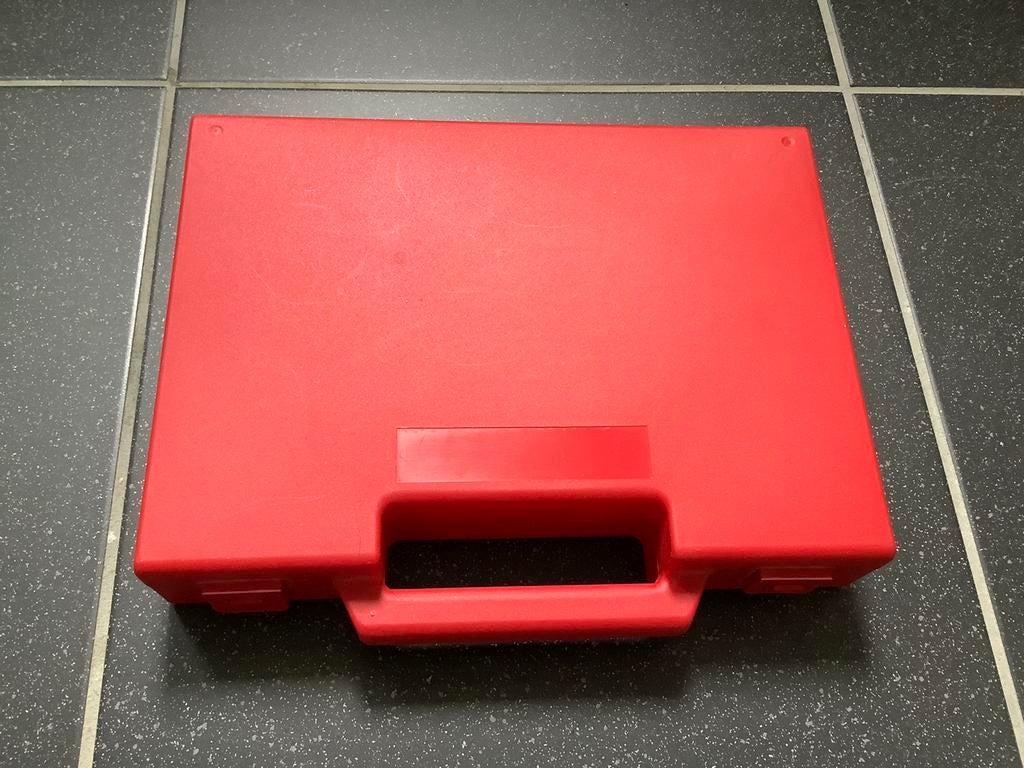 Koffertje hard plastic rood, Ophalen of Verzenden, Gebruikt, Jongen of Meisje