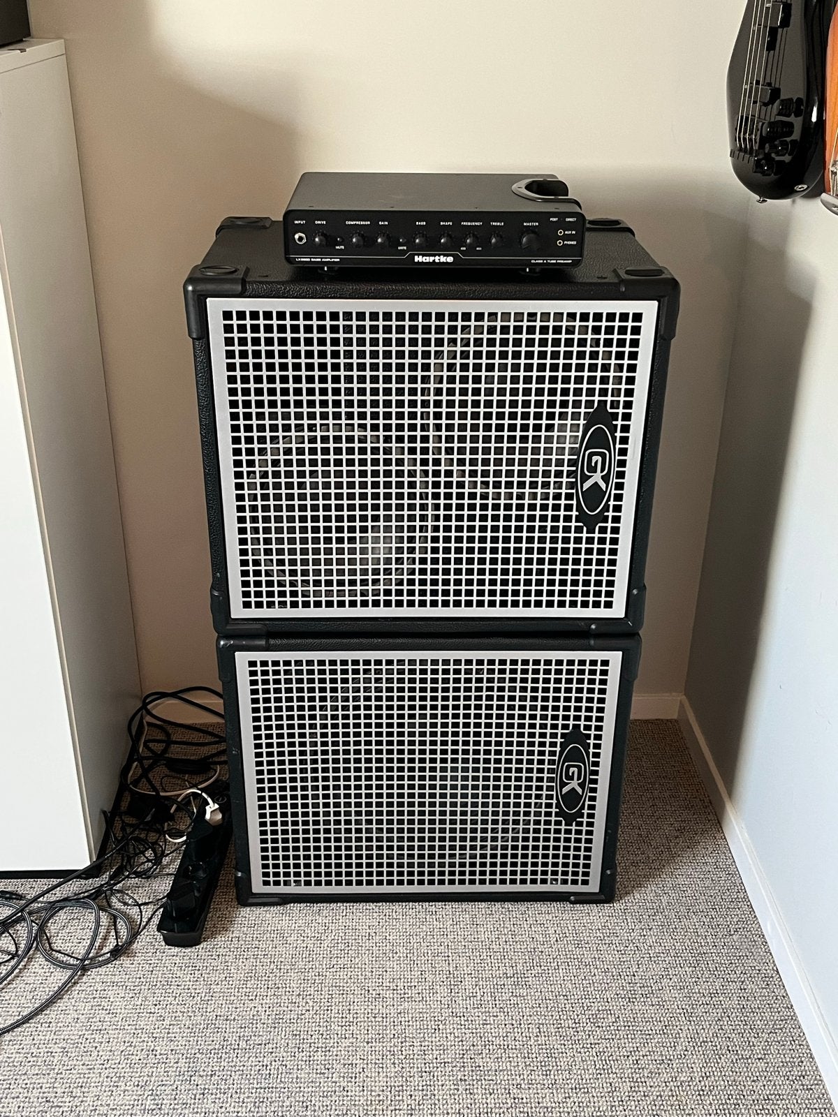 Hartke LX5500 (2025)+ GK MBE210 en MBE115 (PRIJS VERLAAGD!), Muziek en Instrumenten, Ophalen of Verzenden, Zo goed als nieuw, Basgitaar