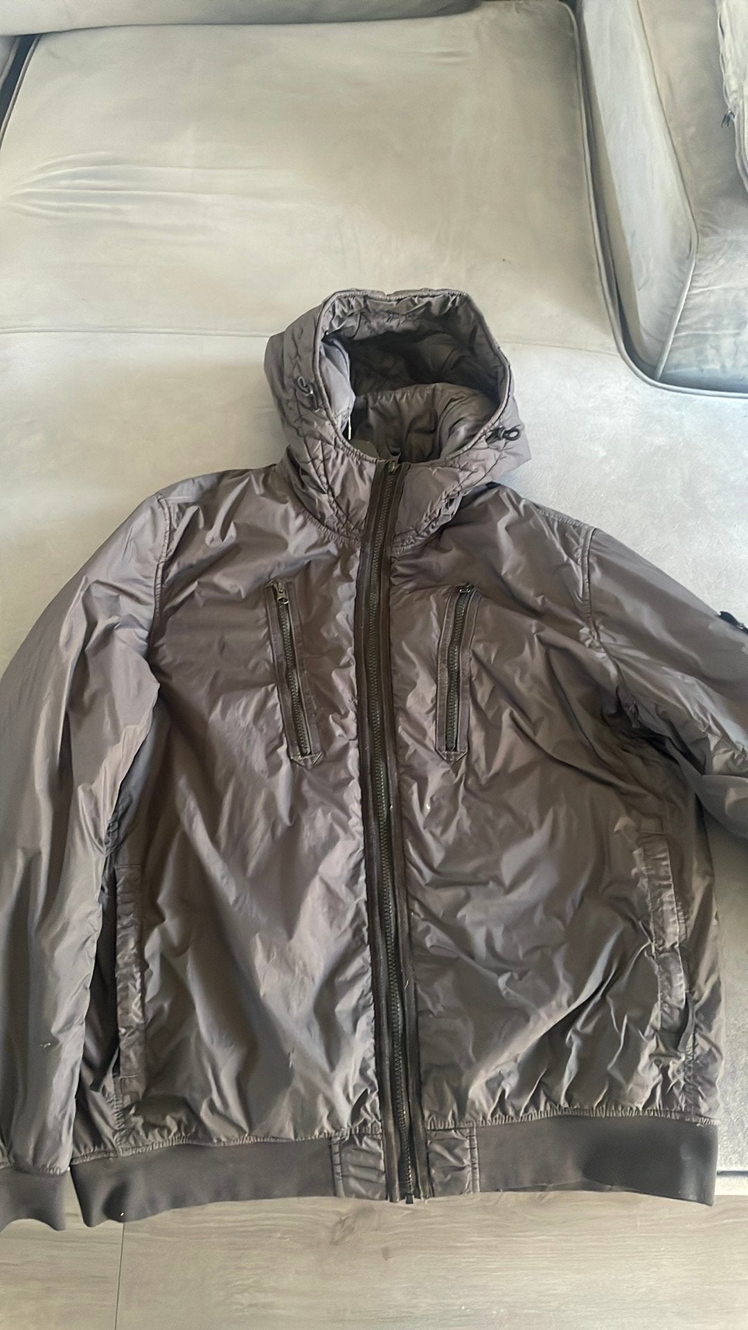 orginele stone island jas, Ophalen of Verzenden, Zo goed als nieuw, Maat 52/54 (L), Zwart