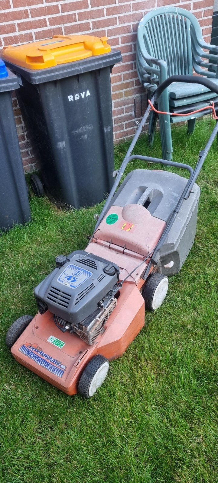 husqvarna loopmaaier voor de loop of sloop, Ophalen, Gebruikt, Opvangbak, Benzine-grasmaaier