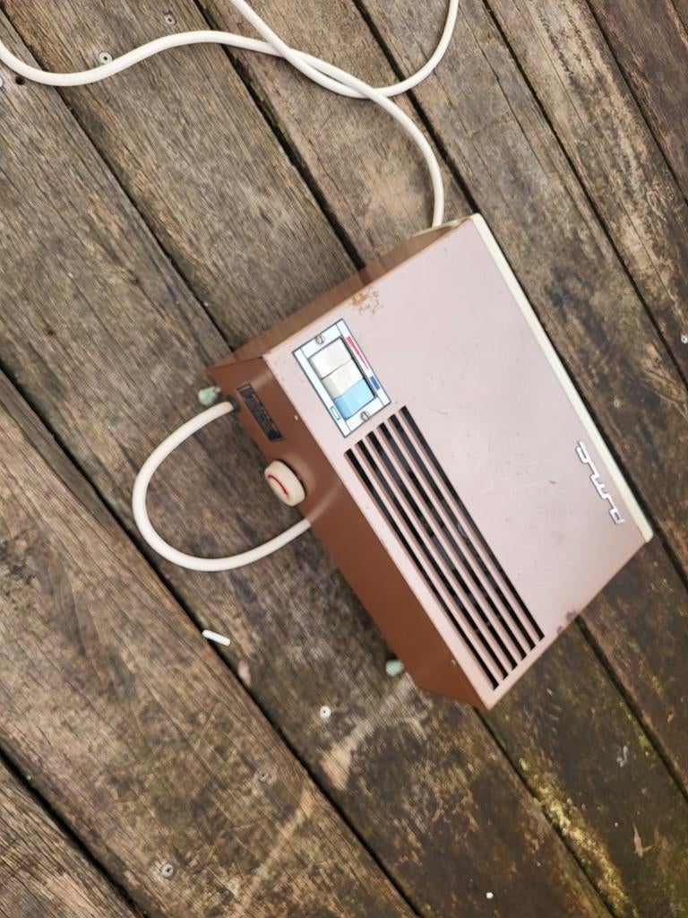 Vintage ventilator / kachel van P.M.C. - Bruin, Ophalen of Verzenden, Gebruikt, Overige
