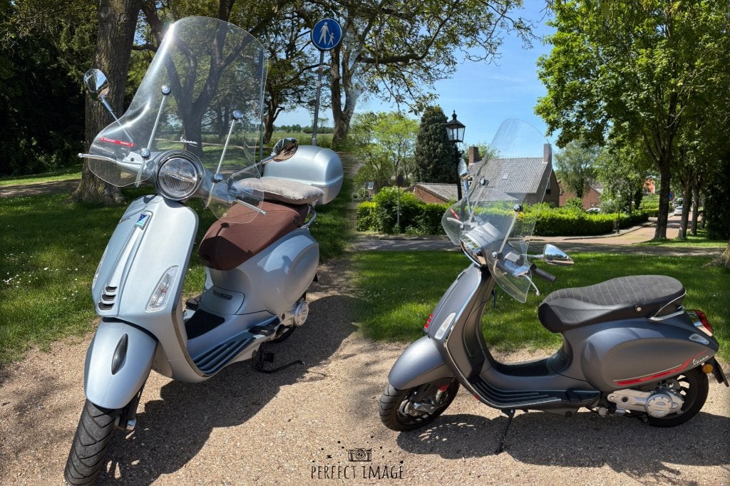 Twee Vespa snorscooters  - zeer nette staat, Fietsen en Brommers, Snorfietsen en Snorscooters, Ophalen, Zo goed als nieuw, Benzine