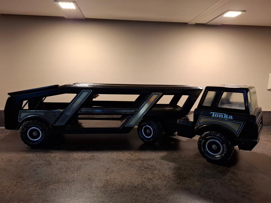 Mighty Tonka autottransporter, Antiek en Kunst, Antiek | Speelgoed, Ophalen of Verzenden
