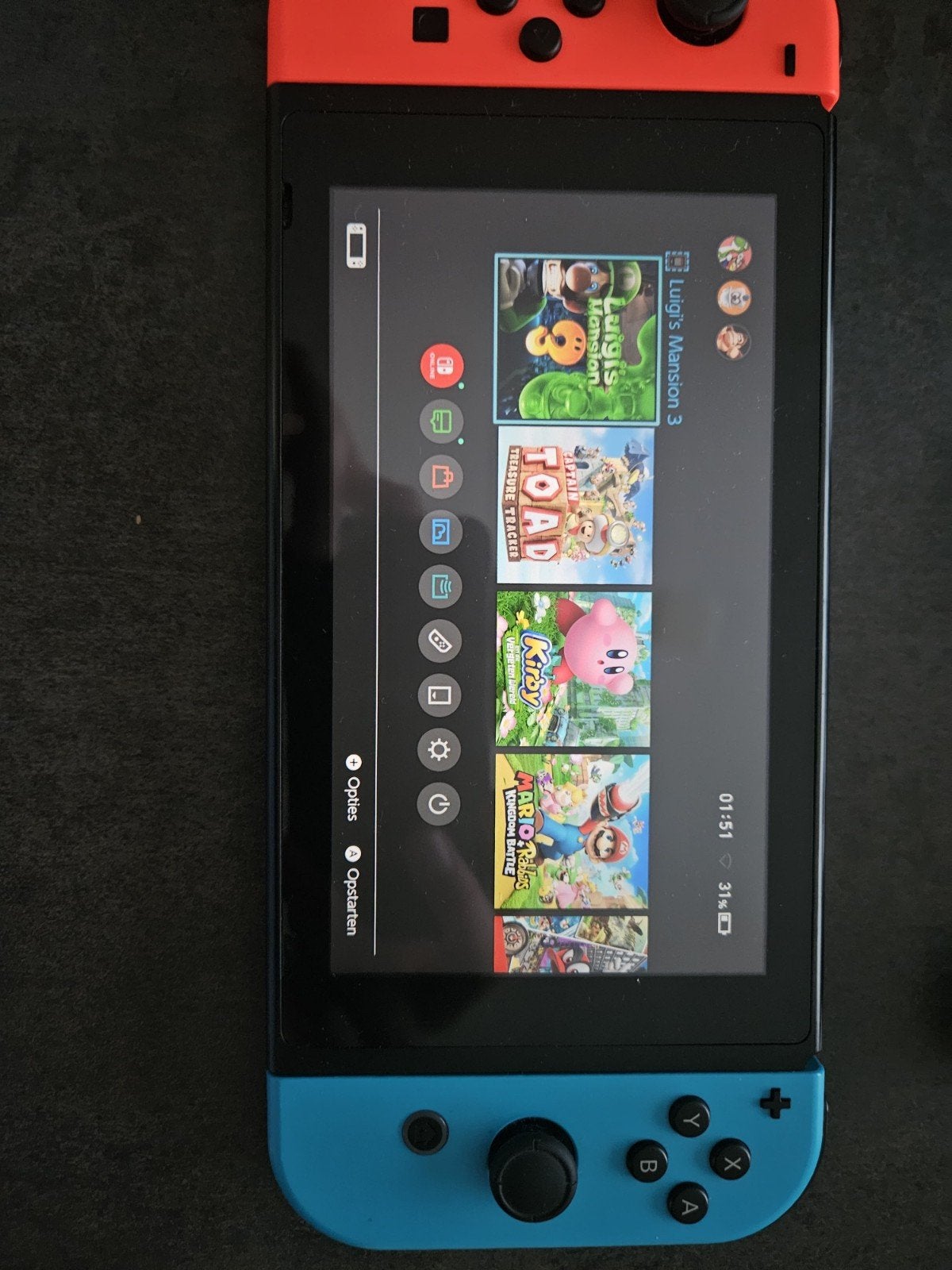 Nintendo switch 1, Spelcomputers en Games, Ophalen of Verzenden, Zo goed als nieuw, Met 3 controllers of meer, Switch Original