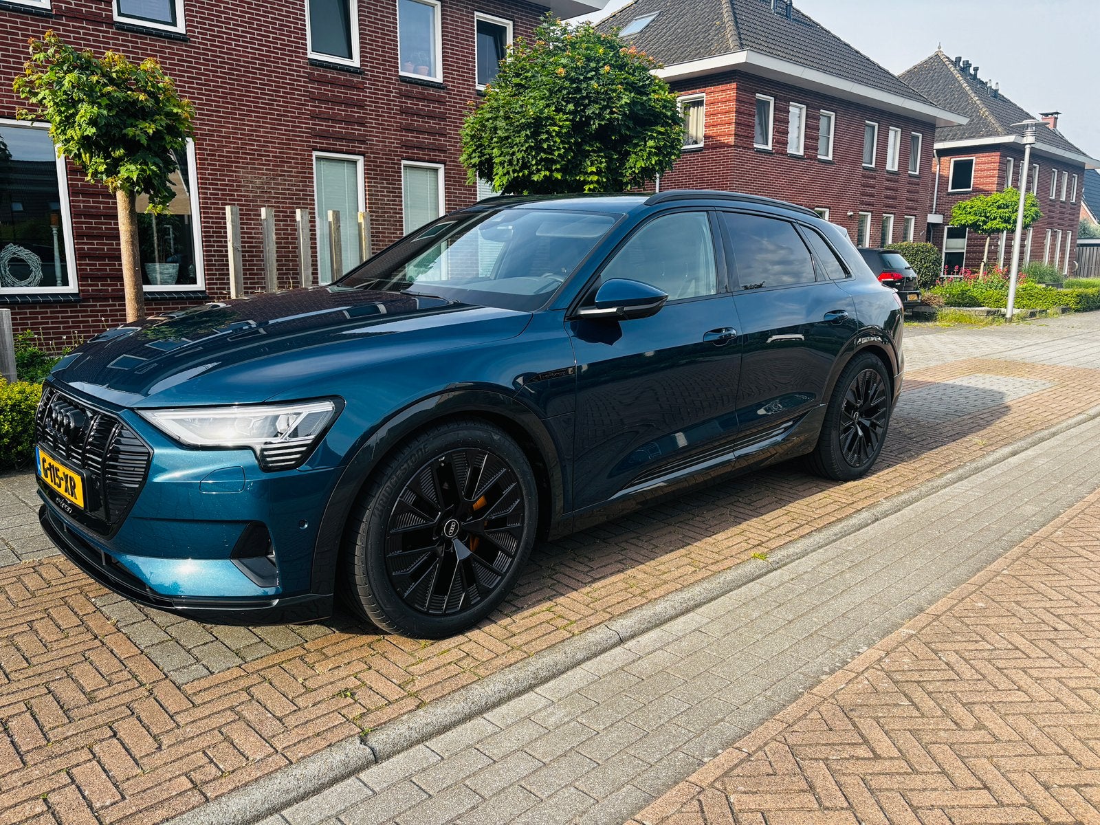 Audi e-tron 55 Quattro / RS / 2019 / Galaxis Blue / 408PK, Auto's, Audi, Particulier, e-tron, 360° camera, 4x4, ABS, Achteruitrijcamera