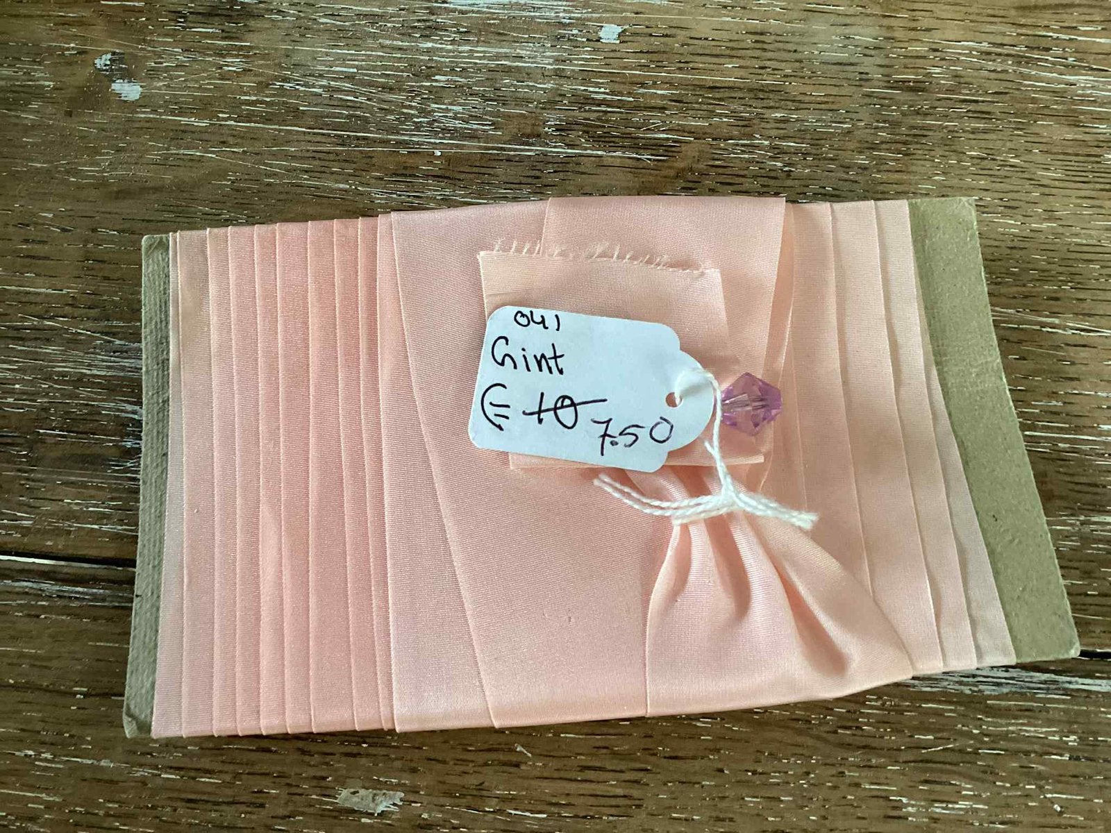 Brocante franse roze lint, Ophalen of Verzenden