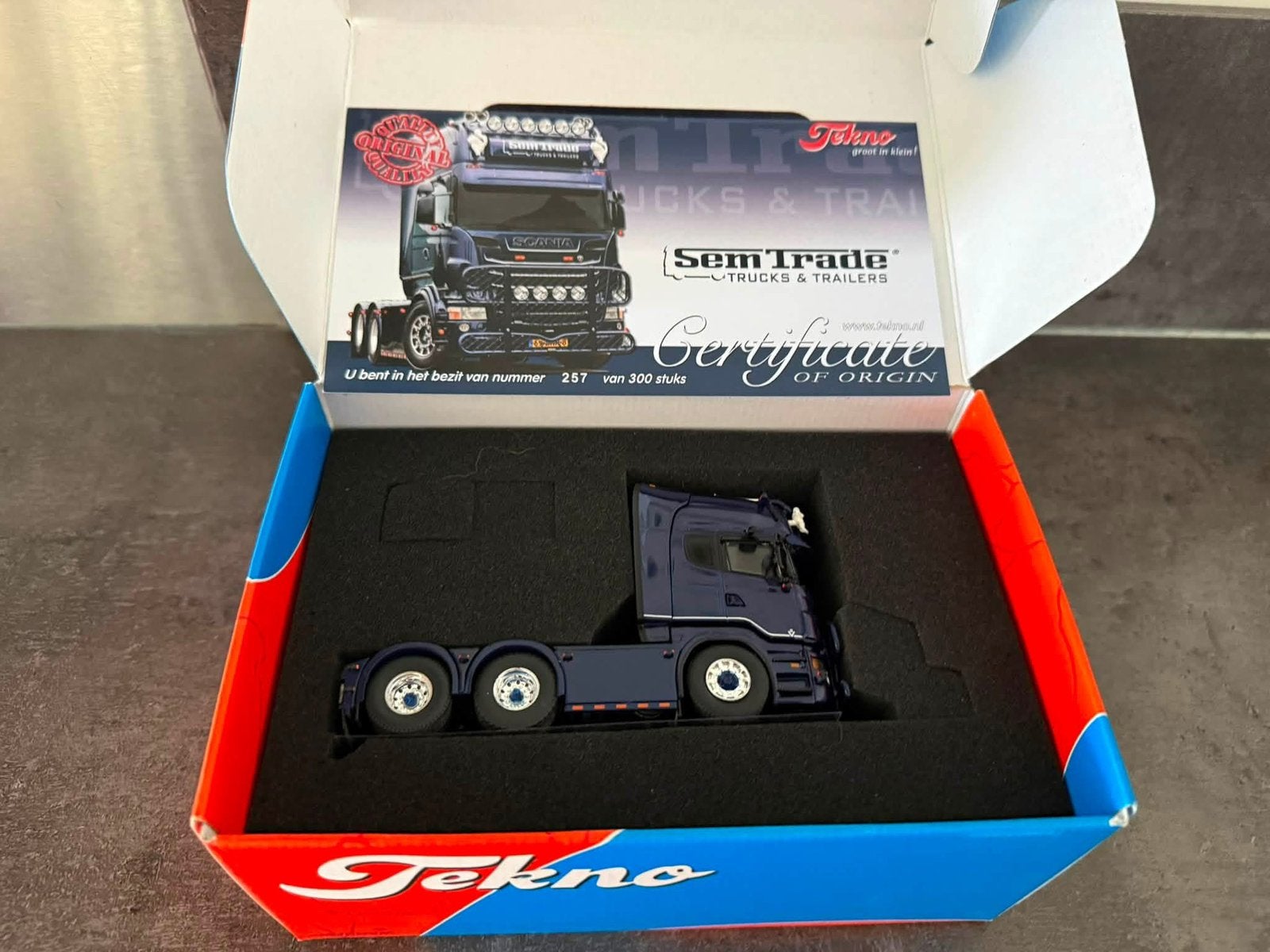Tekno Scania - Semtrade, Ophalen of Verzenden, Nieuw, Bus of Vrachtwagen, Tekno