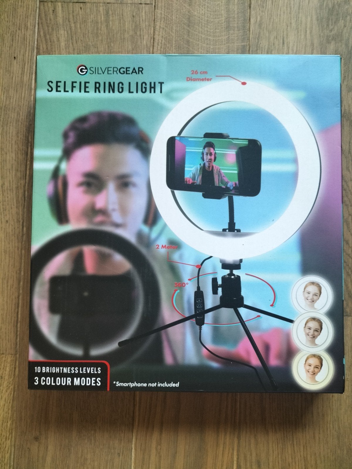 selfie ring light, Ophalen of Verzenden, Zo goed als nieuw