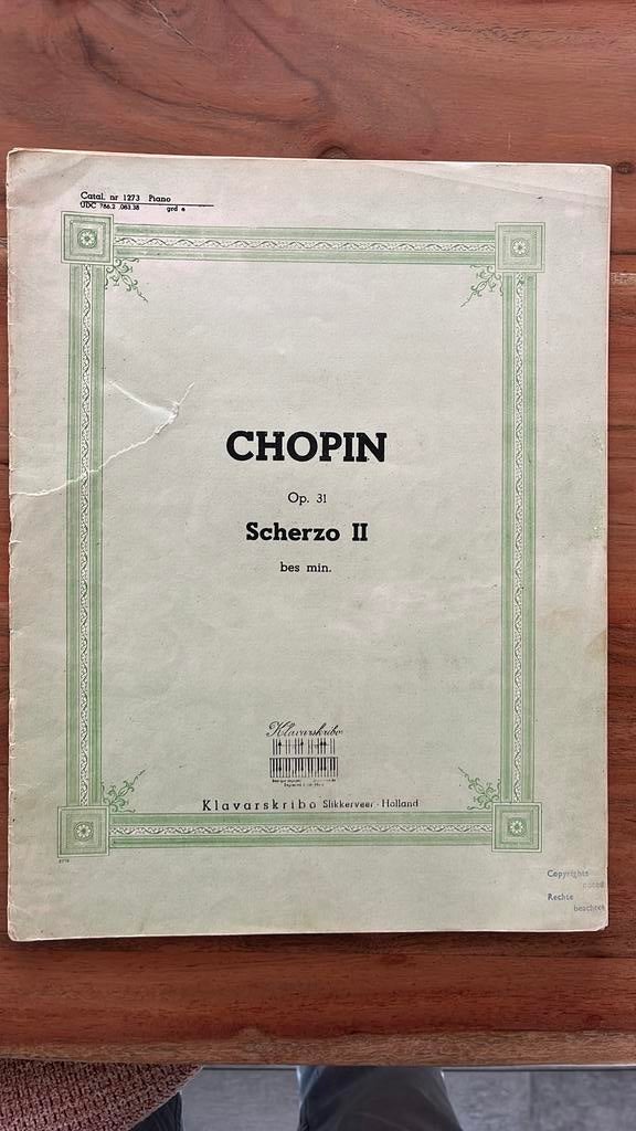 Chopin: Scherzo’s (Klavarskribo), Gebruikt, Klassiek, Ophalen of Verzenden, Artiest of Componist