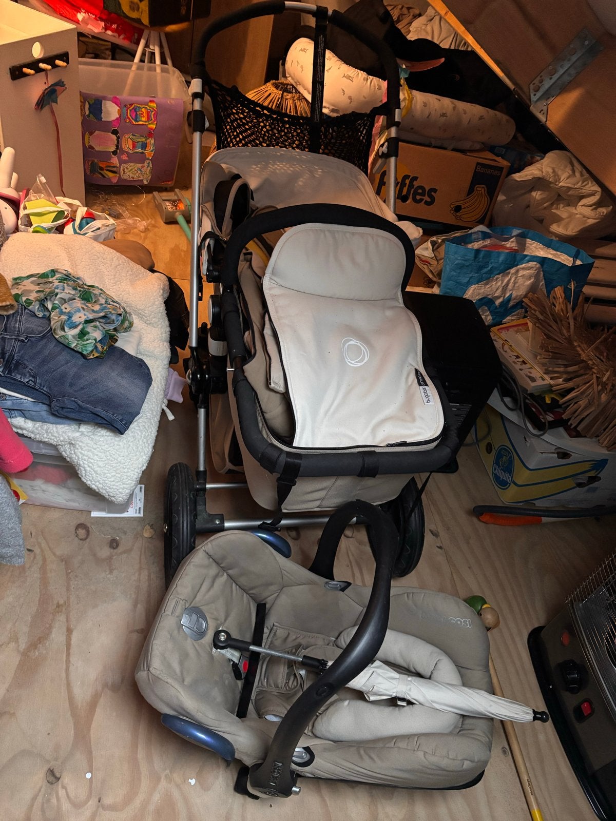 Bugaboo kinderwagen met Maxi-Cosi (rem defect), Gebruikt, Bugaboo, Met autostoeltje, Ophalen