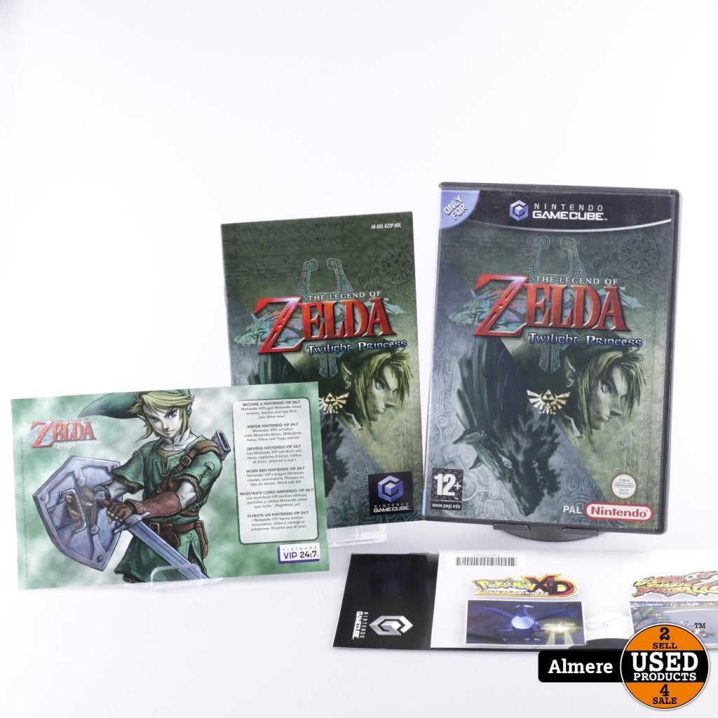 Nintendo Gamecub: The legend of zelda twilight princess, Spelcomputers en Games, Games | Nintendo GameCube, Nintendo, Gebruikt
