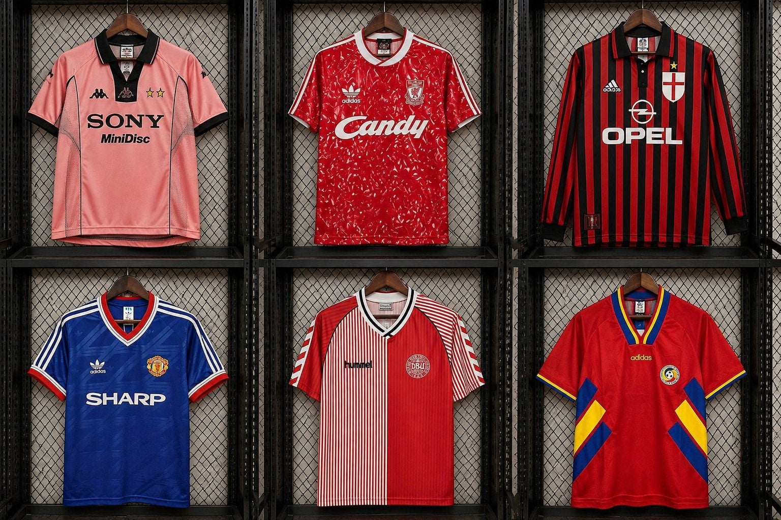 Retro voetbalshirts - iconische shirts met eigen bedrukking, Nieuw, Overige maten, Ophalen of Verzenden, Voetbal