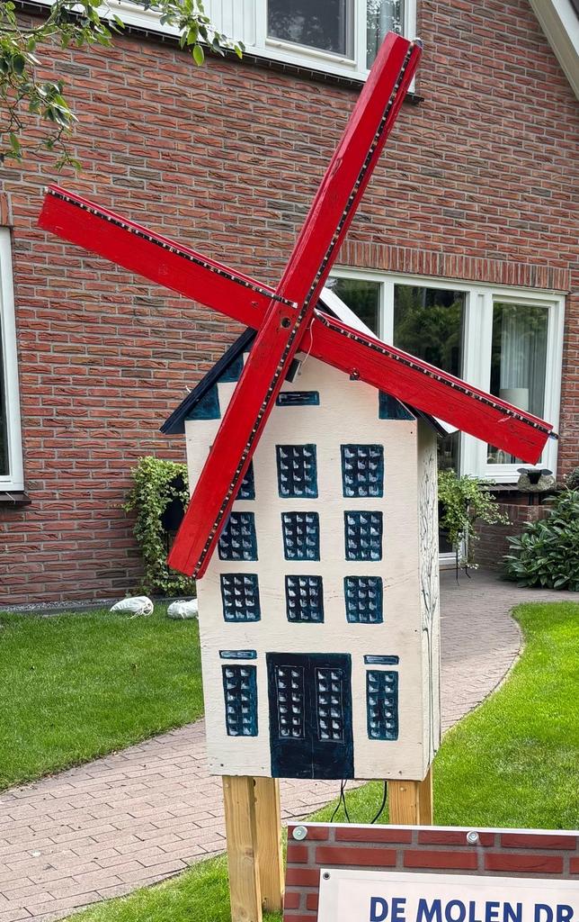 Decoratieve windmolen - straatversiering - dorpsfeest, Ophalen, Gebruikt, Overige