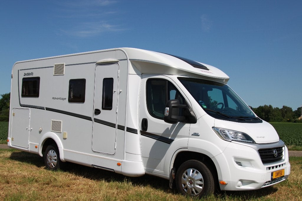 Dethleffs Advantage T6611 lengtebedden enkele bedden, Caravans en Kamperen, Campers, Fiat, 6 tot 7 meter, Bedrijf, Tot en met 3