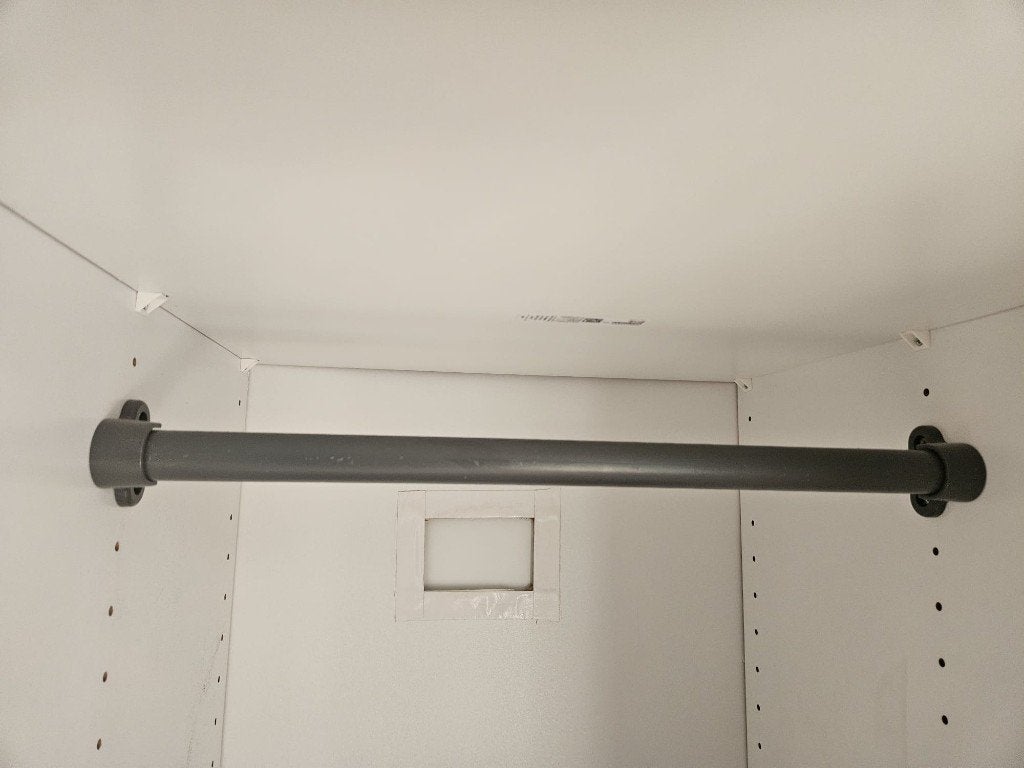 Ikea komplement roede donkergrijs 50 x 58, Ophalen, 50 tot 100 cm, Zo goed als nieuw, Minder dan 100 cm