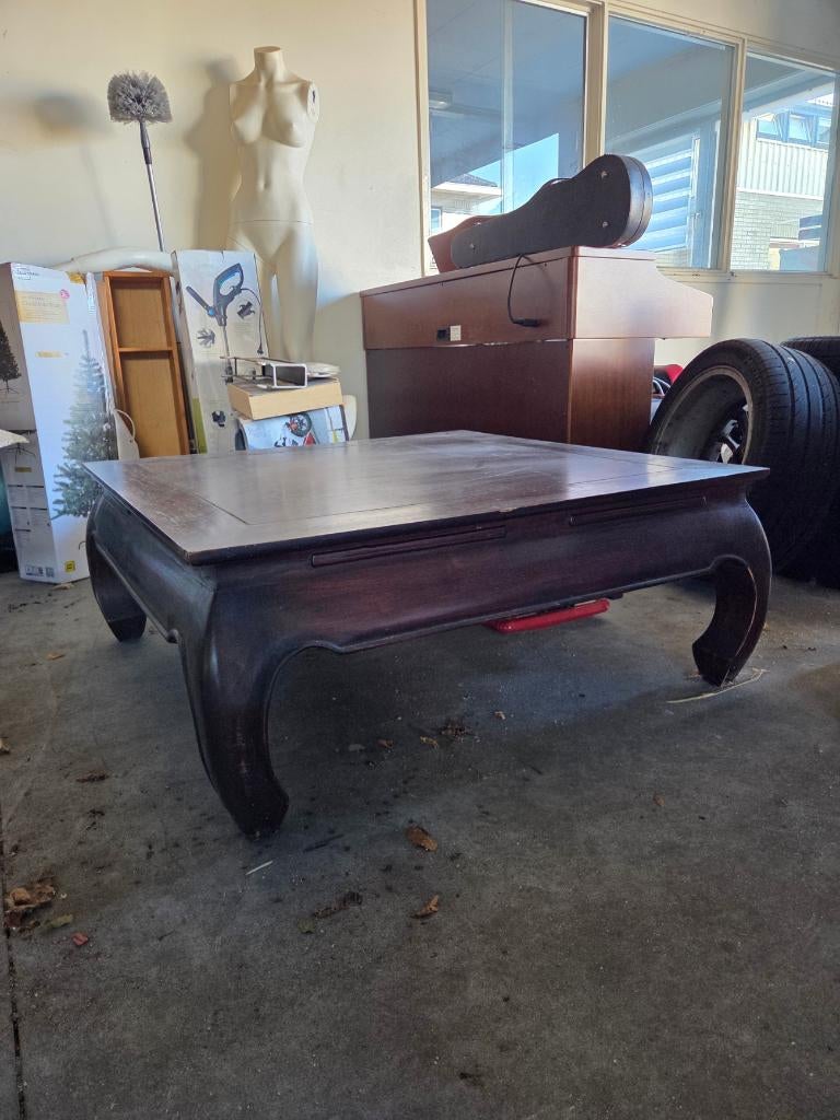 Opium Salontafel - 100x100x41cm, Huis en Inrichting, Tafels | Salontafels, Overige materialen, Gebruikt, 50 tot 100 cm, Ikea