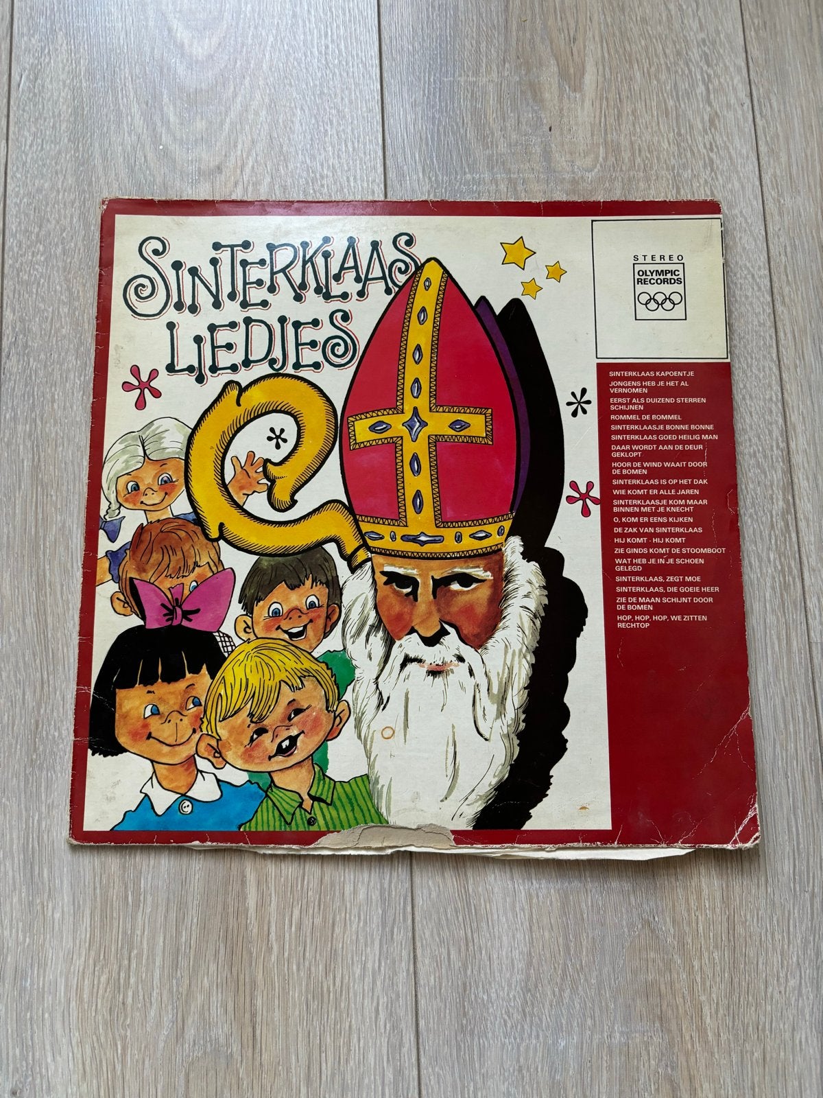 Sinterklaas Liedjes - Vinyl LP, Diversen, Sinterklaas, Ophalen of Verzenden, Gebruikt