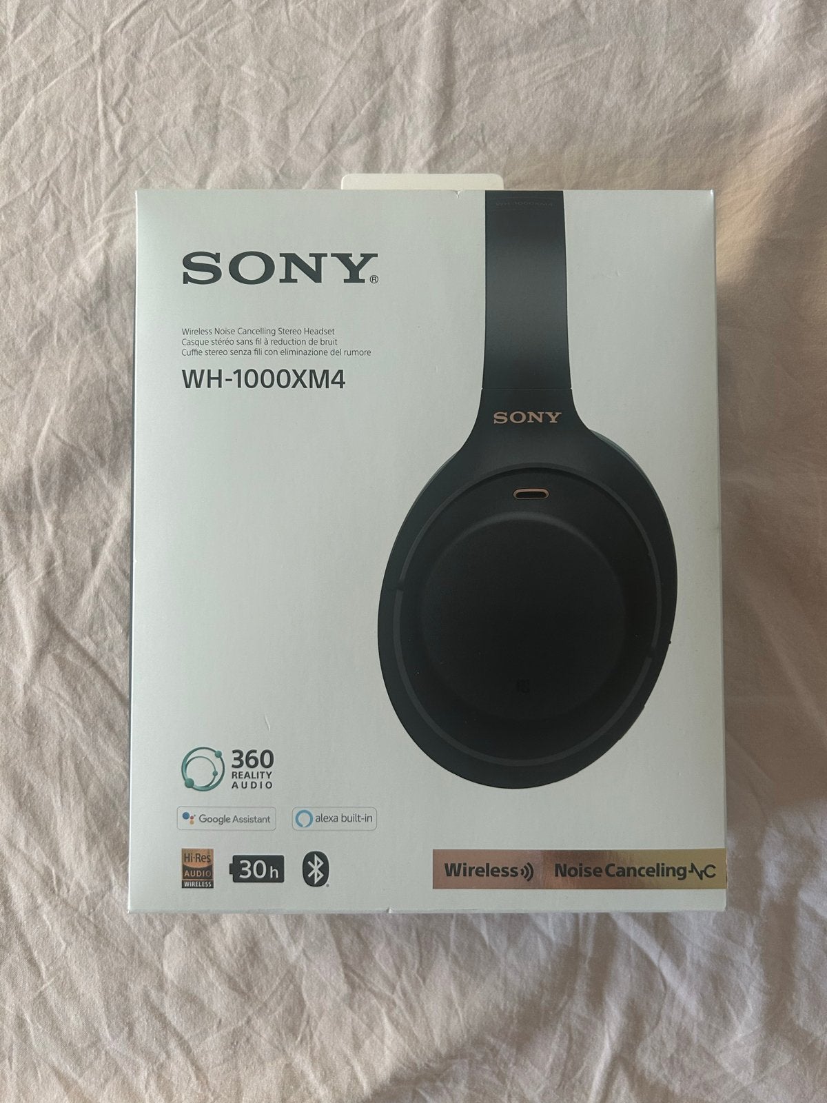 Sony WH-1000XM4 Noise Cancelling Koptelefoon Zwart, Audio, Tv en Foto, Koptelefoons, Gebruikt, Bluetooth, Ophalen of Verzenden
