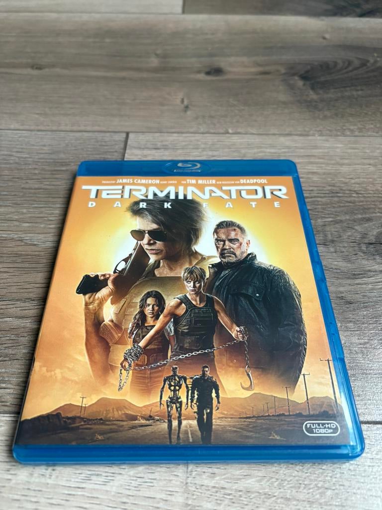 Terminator Dark Fate blu ray nederlandse uitgave, Ophalen of Verzenden, Zo goed als nieuw, Actie
