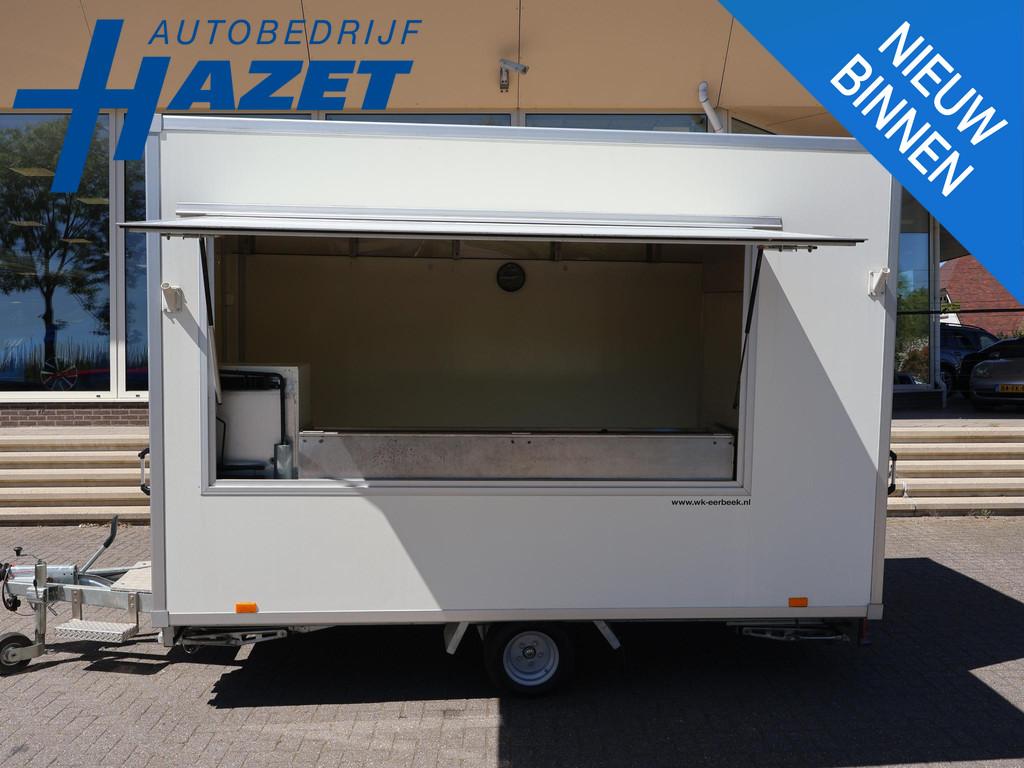 Dutch trailers DT13H VERKOOPWAGEN AANHANGER MET VERKOOPKLEP, Zakelijke goederen, Partijgoederen en Retail | Verkoopwagens