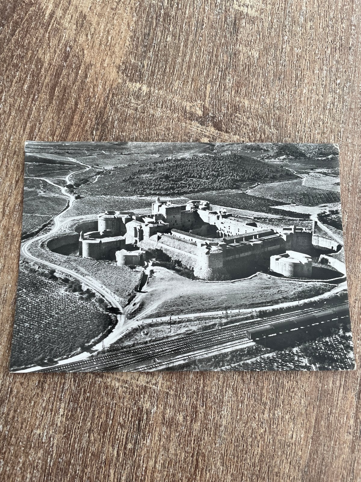 Oude ansichtkaart Salses kasteel, Pyreneeën-Orientales, Ophalen of Verzenden, Gelopen, Frankrijk