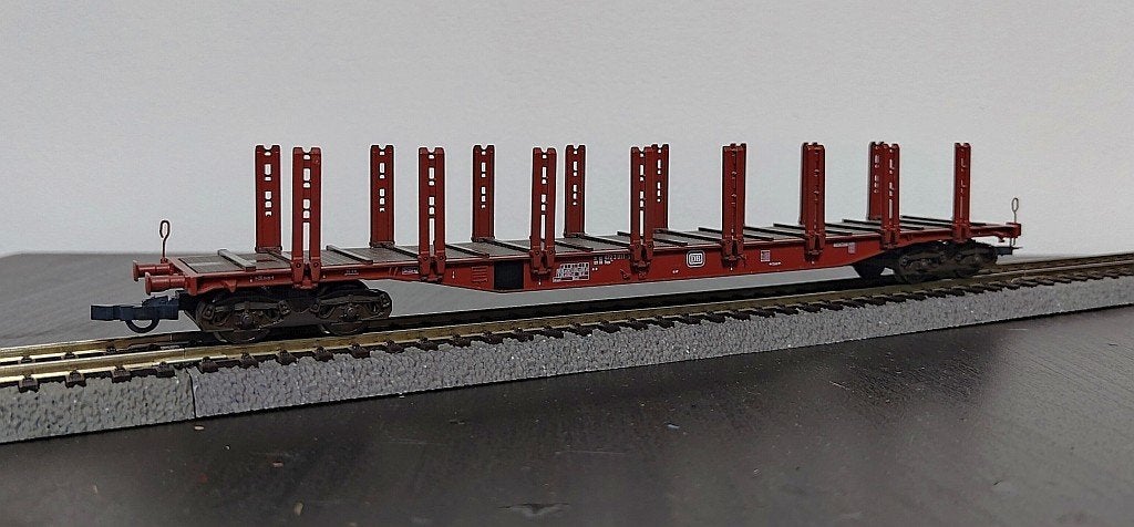 2x Marklin 4771 - DB rongenwagen Snps, juiste draaistellen, Ophalen, Gebruikt, Gelijkstroom, Wagon
