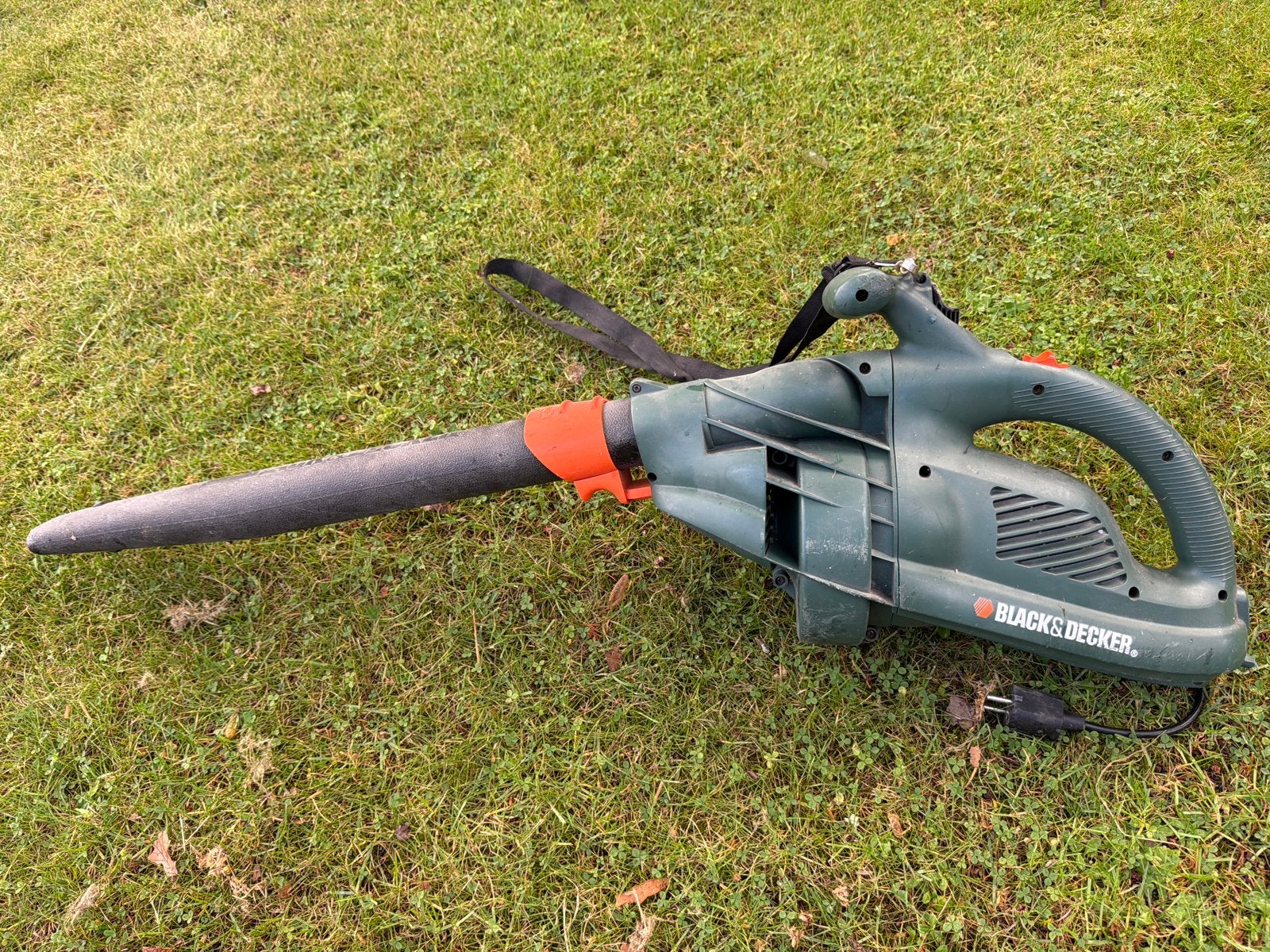 Black & Decker GW250 H2 Bladblazer 1600W, Tuin en Terras, Ophalen of Verzenden, Gebruikt, Elektrisch, Handgedragen