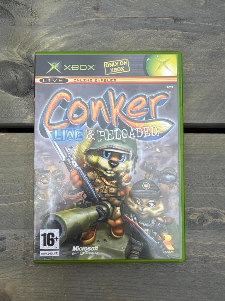 Conker: Live & Reloaded - Xbox Klassieker, Spelcomputers en Games, Games | Xbox Original, Online, Gebruikt, Shooter, 1 speler