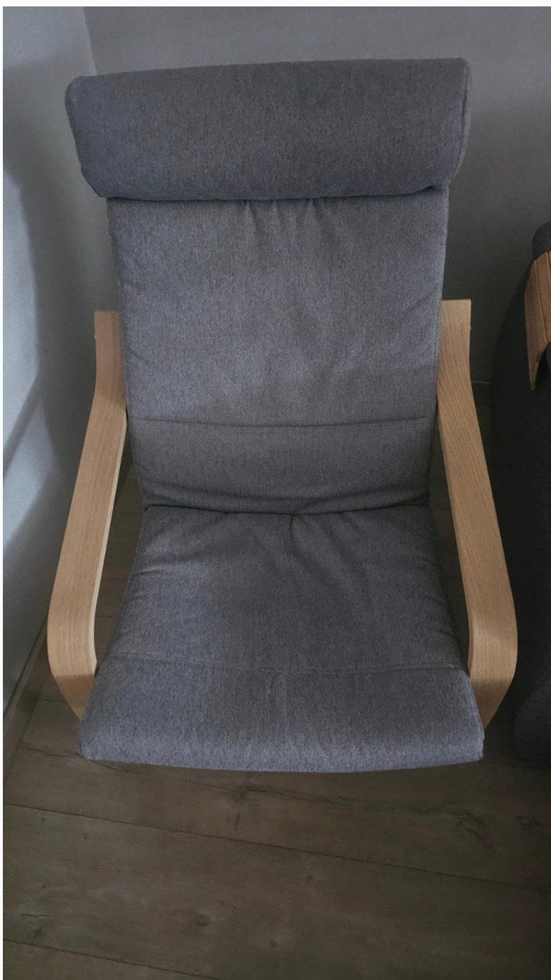 Ikea Poäng schommelstoel lichte kleur, Ophalen, Eén