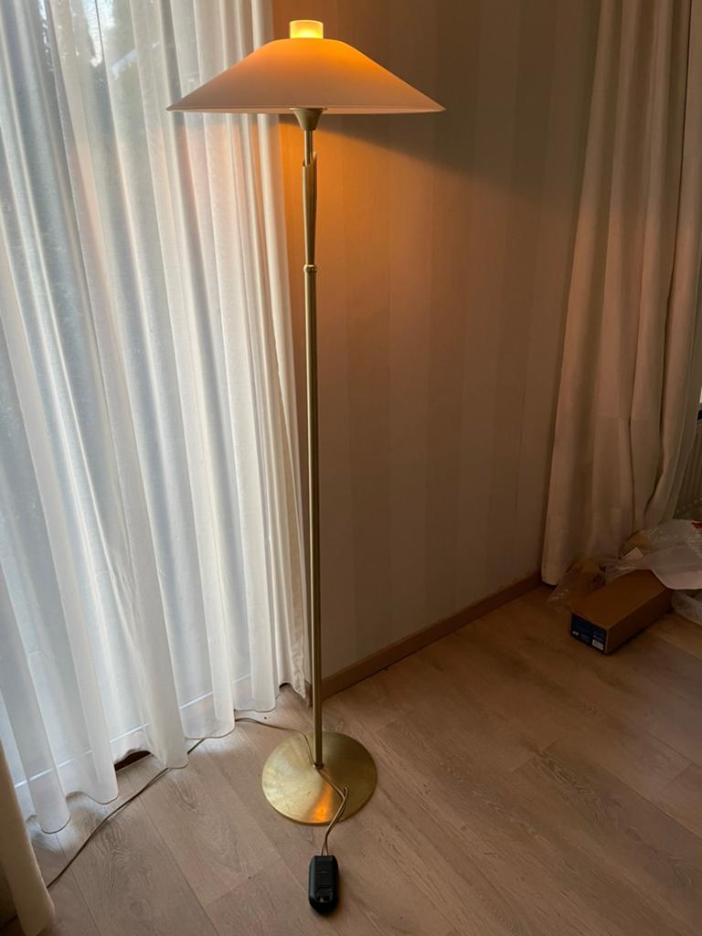 2 stuks Post moderne lampen met vloerdimmer, Huis en Inrichting, Ophalen of Verzenden, Gebruikt, 150 tot 200 cm