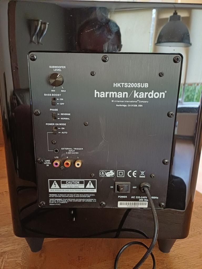 Harman/Kardon subwoofer HKTS200SUB, Ophalen
