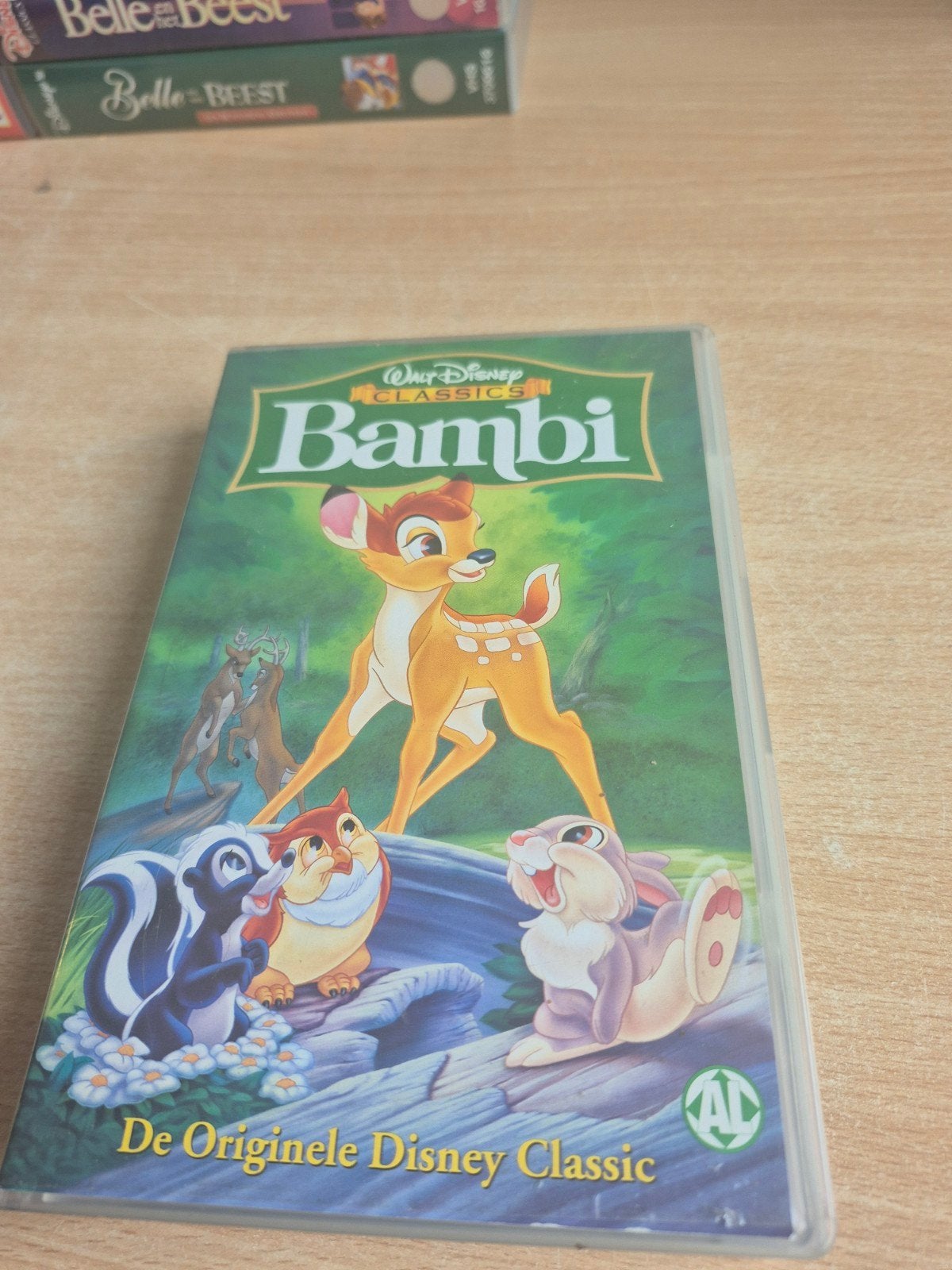 Bambi VHS - De Originele Disney Classic, Cd's en Dvd's, Gebruikt, Tekenfilm, Alle leeftijden, VHS
