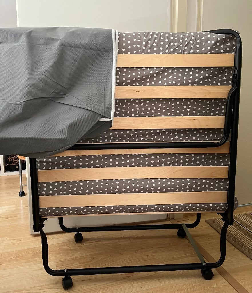 Opklapbed Troonz One Deluxe, Ophalen, 90 cm, Eenpersoons, Zwart