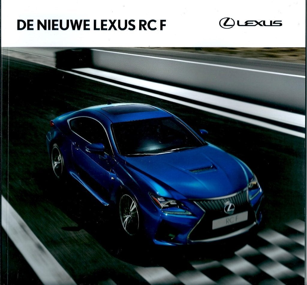 Brochure Lexus RC F 2014, Boeken, Ophalen of Verzenden, Gelezen, Overige merken